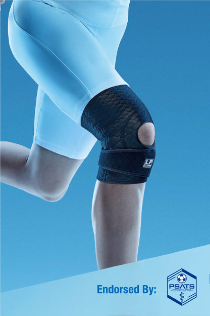 COOLPRENE X 719CA Knee Sleeve w/ Open Patella and Extra Patellar Tendon Support