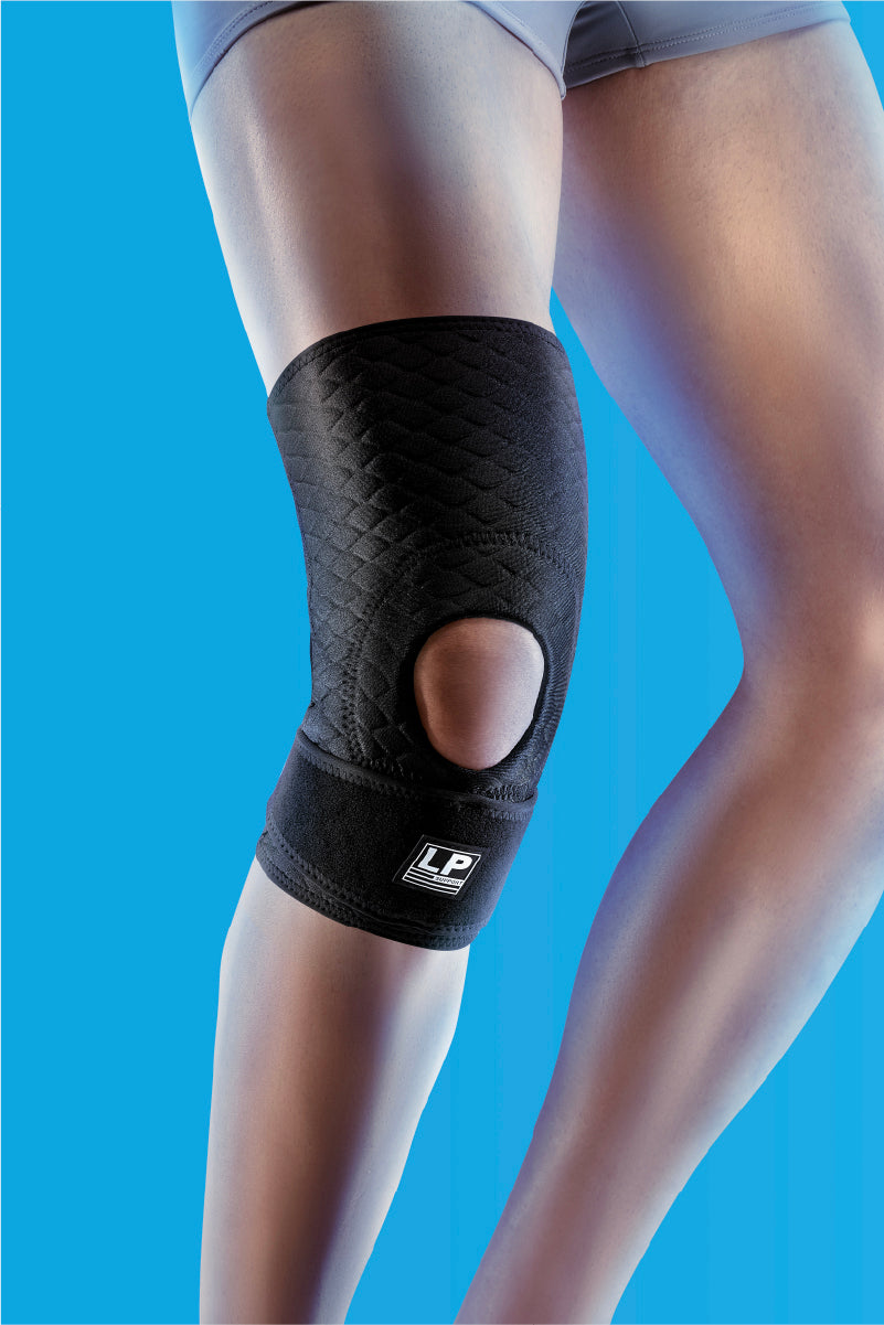 COOLPRENE X 719CA Knee Sleeve w/ Open Patella and Extra Patellar Tendon Support