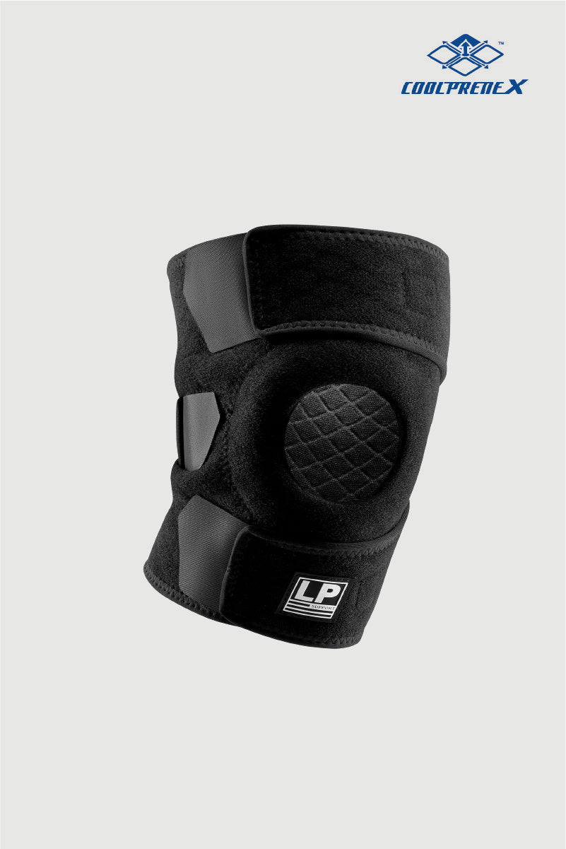 COOLPRENE X 758CA Knee Support w/ Patella Support Ring (Added Length)