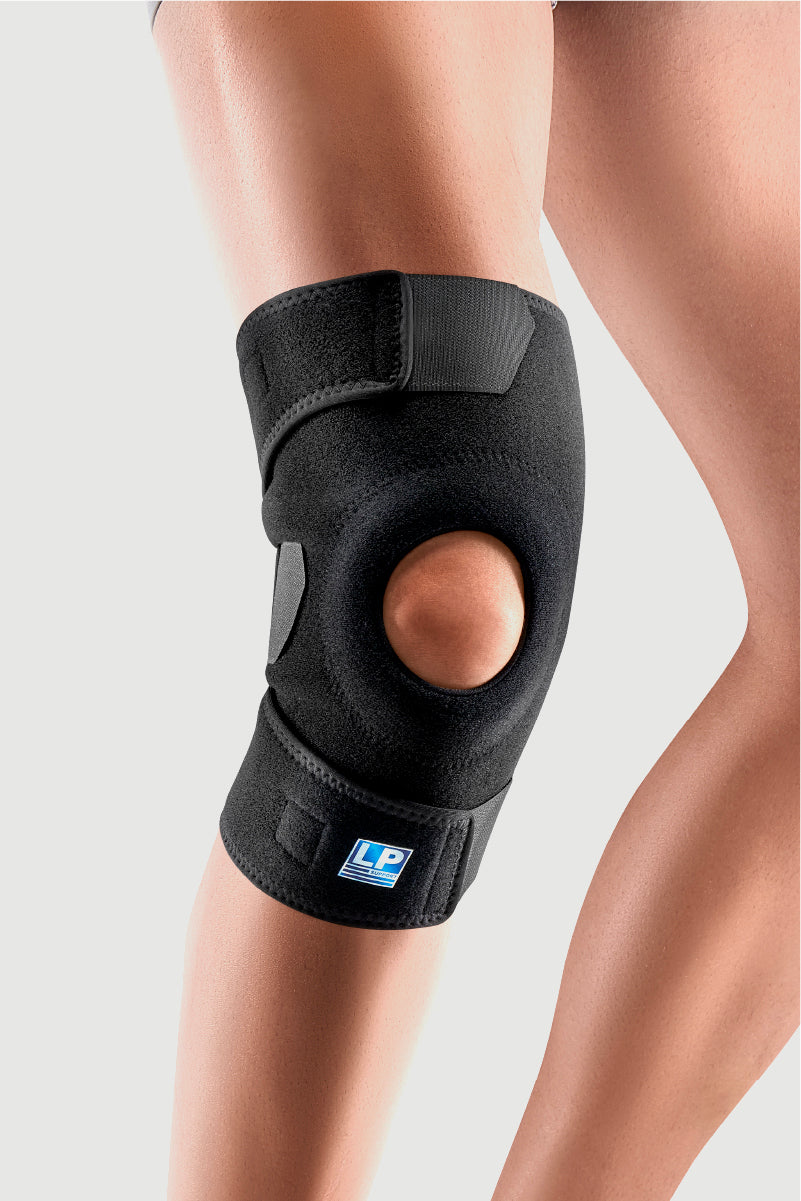 COOLPRENE 758CN Knee Support w/ Patella Support Ring (Added Length)